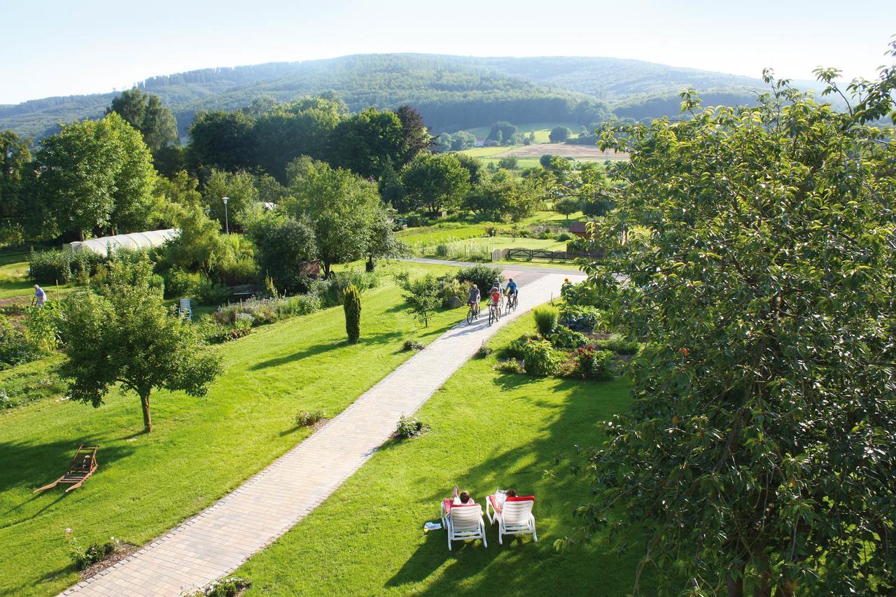 Hotel & Restaurant Kronenhof Am Weser-Radweg Oberweser Екстериор снимка